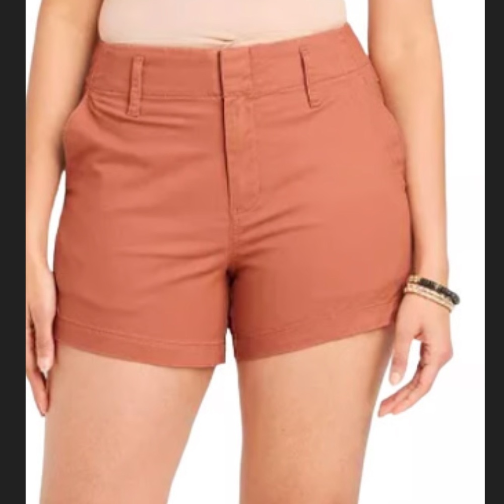 A New Day Women's High-Rise Everyday
Chino Shorts in Brown, Size 2